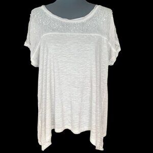 DKNY Jeans Semi Sheer Top